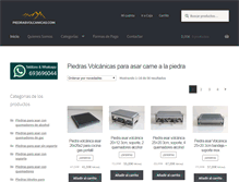 Tablet Screenshot of piedrasvolcanicas.com